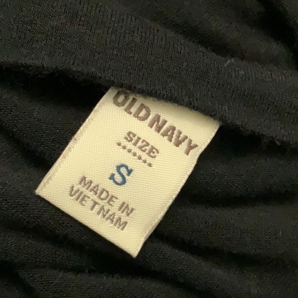 Old NAVY Black pullover dress. V neckline. Size S - Picture 5 of 6